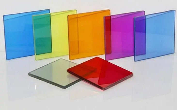 12mm Tinted Tempered Glass Màu xanh / vàng / nâu / xanh lá cây vv