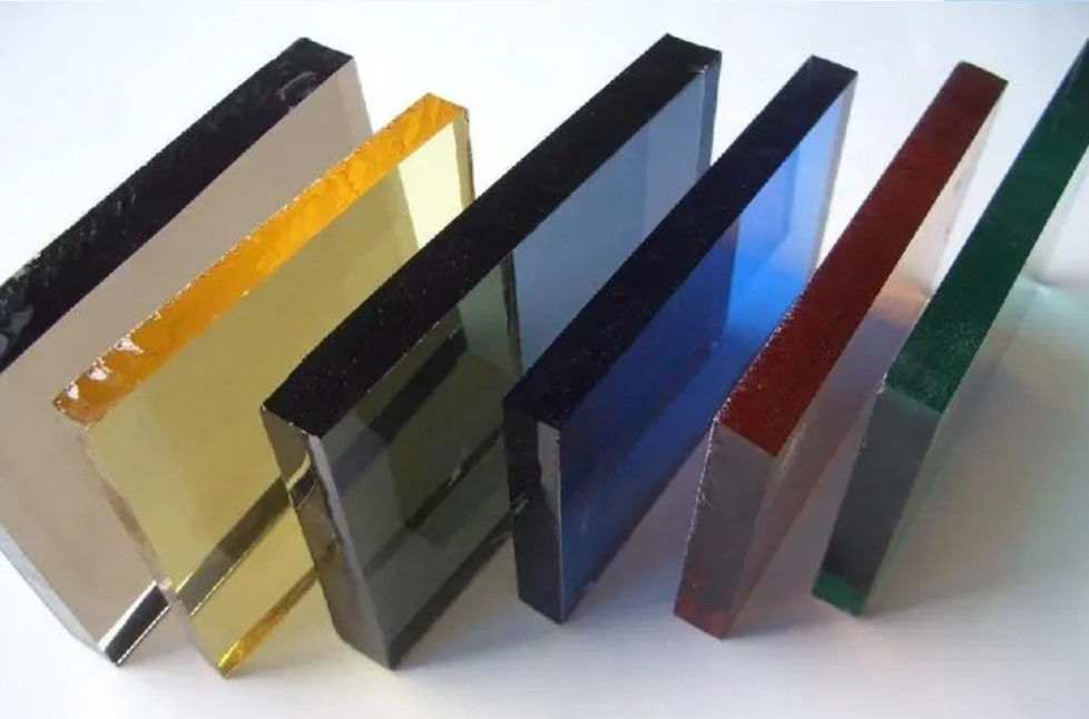 12mm Tinted Tempered Glass Màu xanh / vàng / nâu / xanh lá cây vv