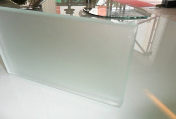3mm 4mm Acid Etched Tempered Glass Hình tượng Frosted Glass Được sử dụng cho cửa phòng tắm