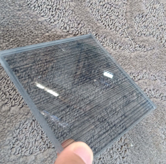 Kính đặc biệt rõ ràng Màu lưới Laminated Wired Glass Cho trang trí nội thất