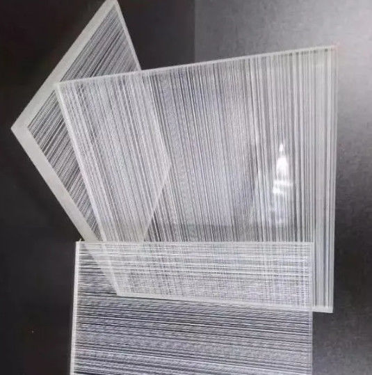 An toàn đặc biệt tốt / Bảo vệ âm thanh / Trang trí / Cửa thủy tinh Laminated Wired Glass được sử dụng cho doanh nghiệp / phòng tắm