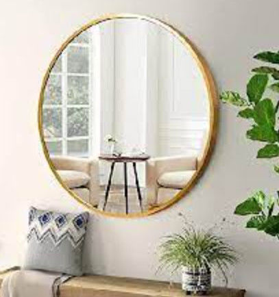Trang trí tường tùy chỉnh kích thước Kính gương được sử dụng trong nhà / phòng tắm
