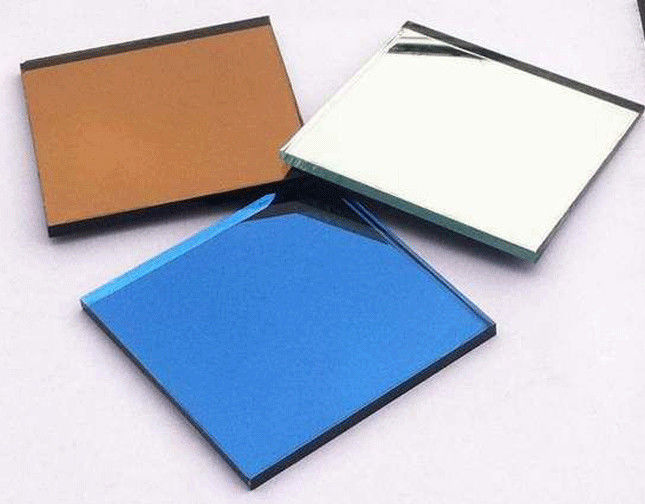 Kính nổi phản xạ màu với màu xanh đậm, xanh đậm, xanh Pháp, xanh nhạt