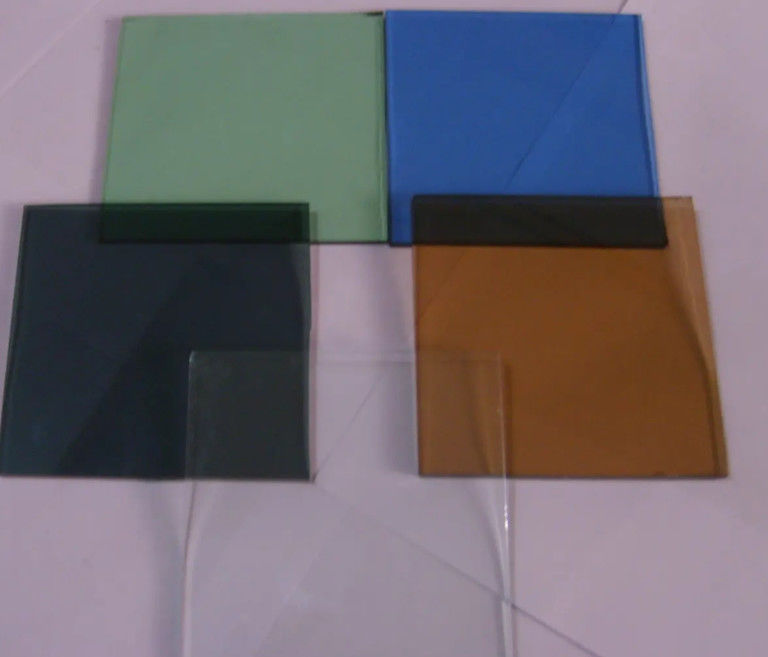 3mm-15mm Clear Tinted Float Glass / Laminated Glass / Tempered / Reflective Glass với màu xanh đậm / Xám / Đồng cho B