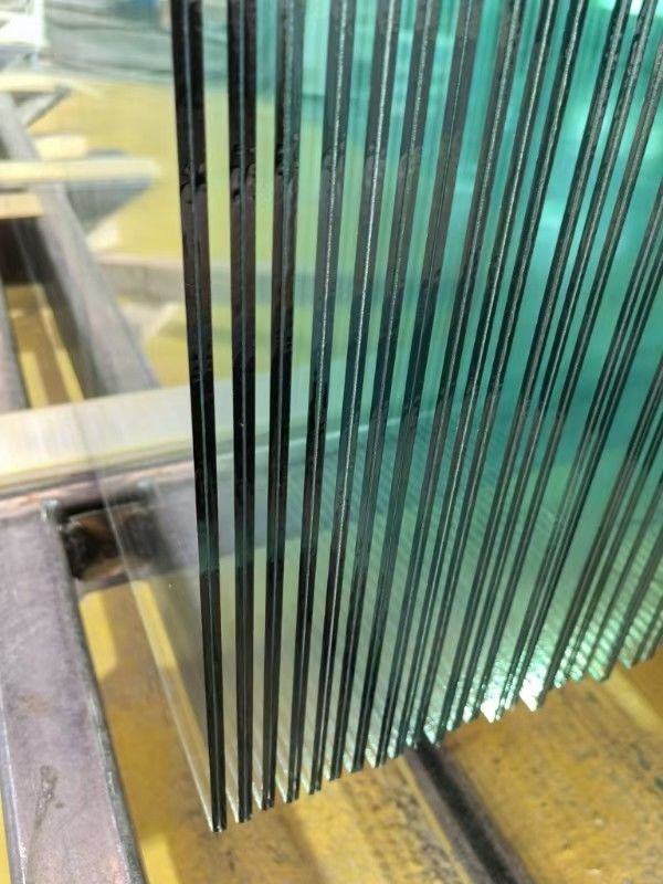 6.38/8.38/10.38/12.38 mm Biên cạnh đánh bóng tinh khiết hoặc màu kính bảo mật mạ
