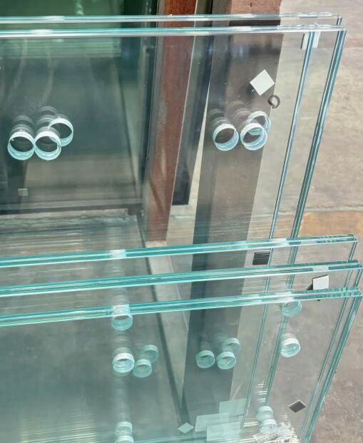 6.38mm, 10.76mm, 13.14mm,17.52mm, chất lượng cao, Ultra Clear PVB / SGP / EVA Tempered Laminated Glass cho sàn nhà, cầu thang, cầu thang