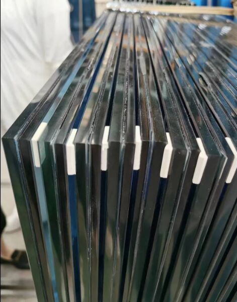 6.76-12.38mm Xây dựng Laminated tempered trang trí xây dựng an toàn cầu thang kính